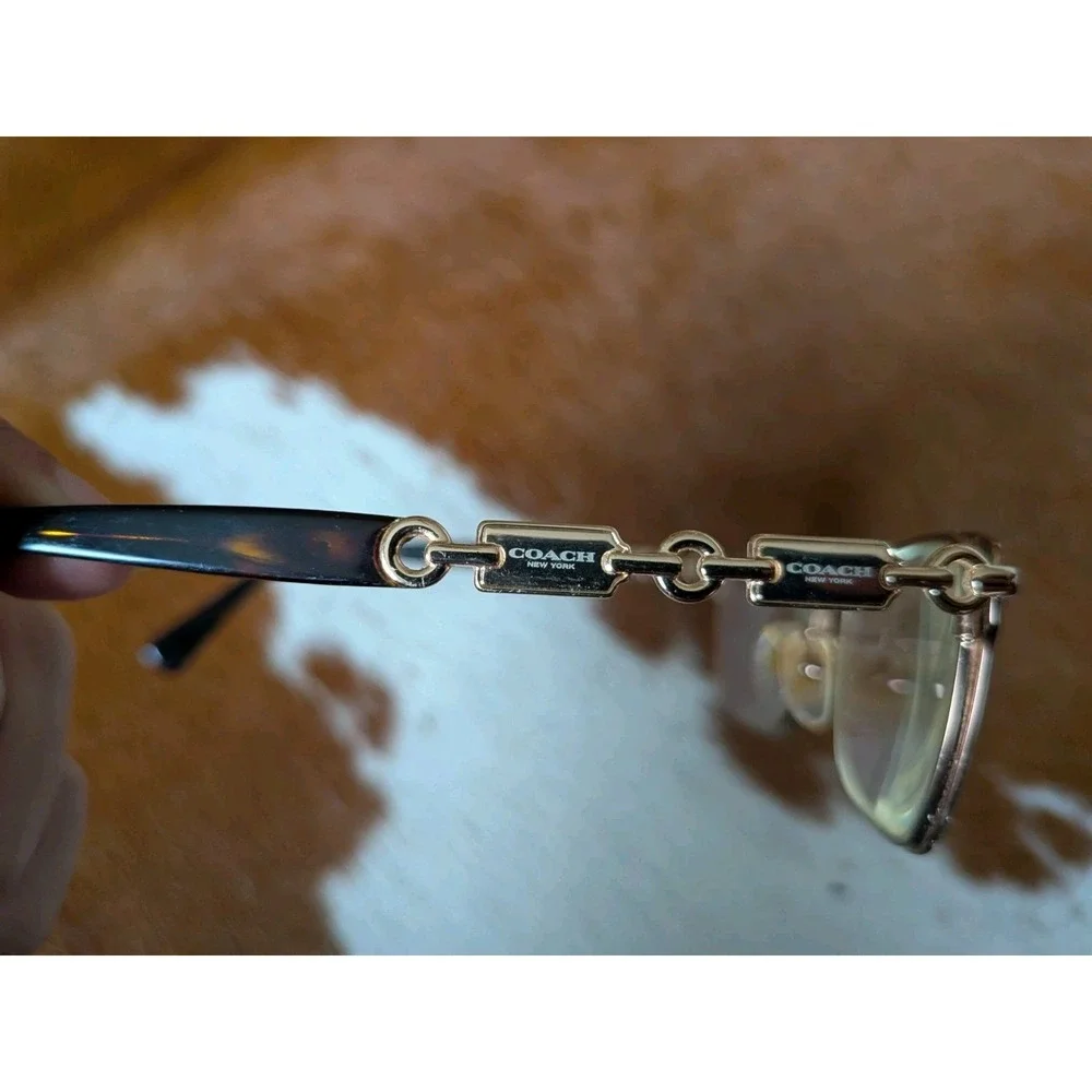 COACH HC5065 9213 Sand / Dark Tortoise Square Metal 53 mm Eyeglasses Frames